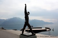 The Freddie Mercury Statue in Montreux