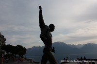 The Freddie Mercury Statue in Montreux