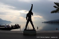 The Freddie Mercury Statue in Montreux